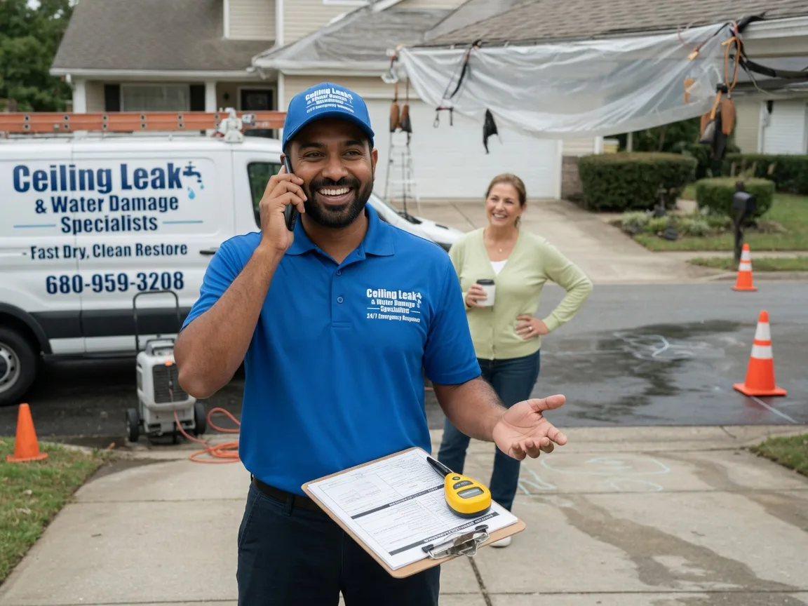 Ceiling Leak Cleanup La Porte City, IA FAQs